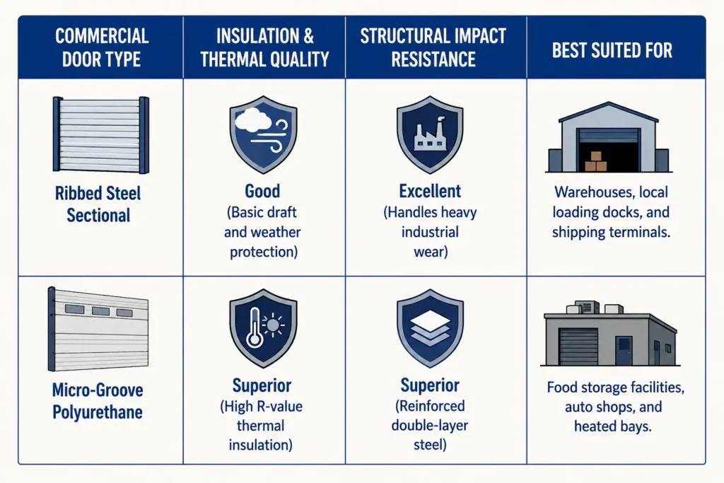Comparing Industrial Overhead Door Profiles