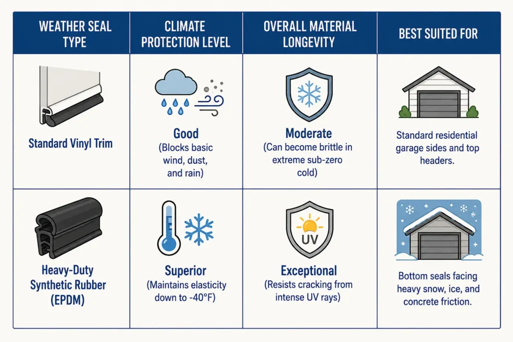 Comparing Different Weather Seal Materials