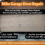 How to Get Safe Garage Door Repair Service During the COVID-19 Outbreak?
