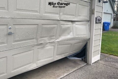 Garage Door Bottom Panel Replacement & Repair