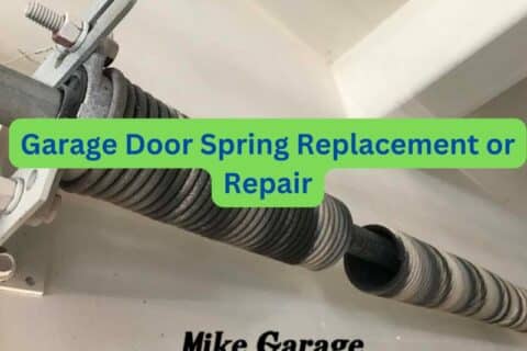 Why You Should Replace Your Broken Garage Door Spring ASAP