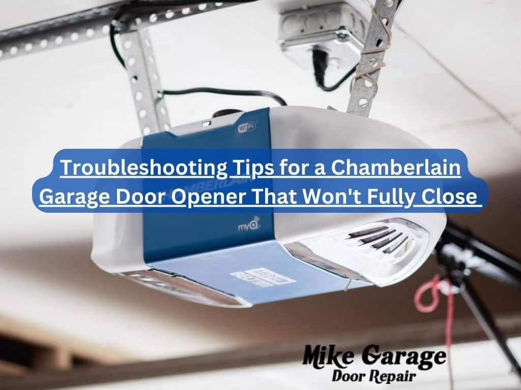 How To Adjust Chamberlain Garage Door Opener Clearance A lok