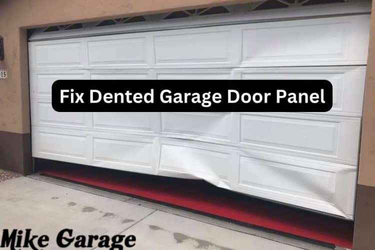 Can a Dented Garage Door Panel Be Repaired?