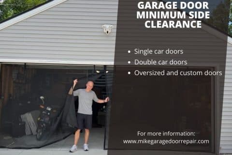 What Is the Minimum Side Clearance for A Garage Door?