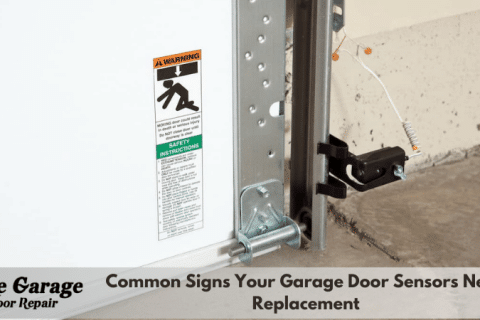 Common Signs Your Garage Door Sensors Need Replacement