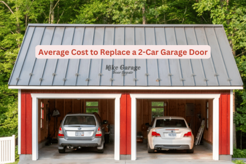 What’s the Average Cost to Replace a 2-Car Garage Door?