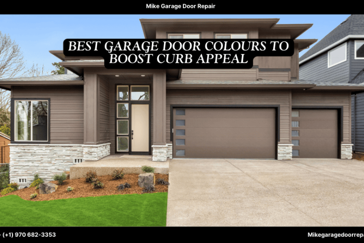 Best Garage Door Colours to Boost Curb Appeal