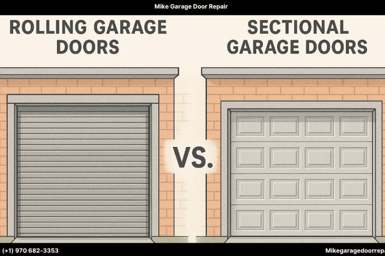 Rolling vs. Sectional Garage Doors – Which Is Right for Fort Collins Homes?