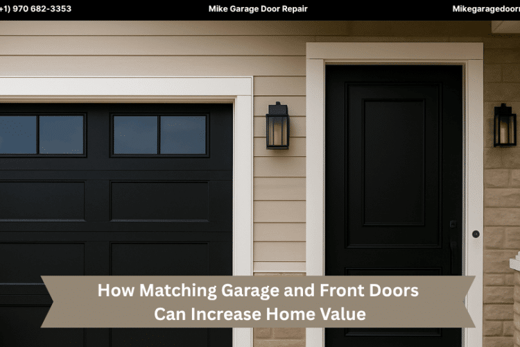 How Matching Garage and Front Doors Can Increase Home Value