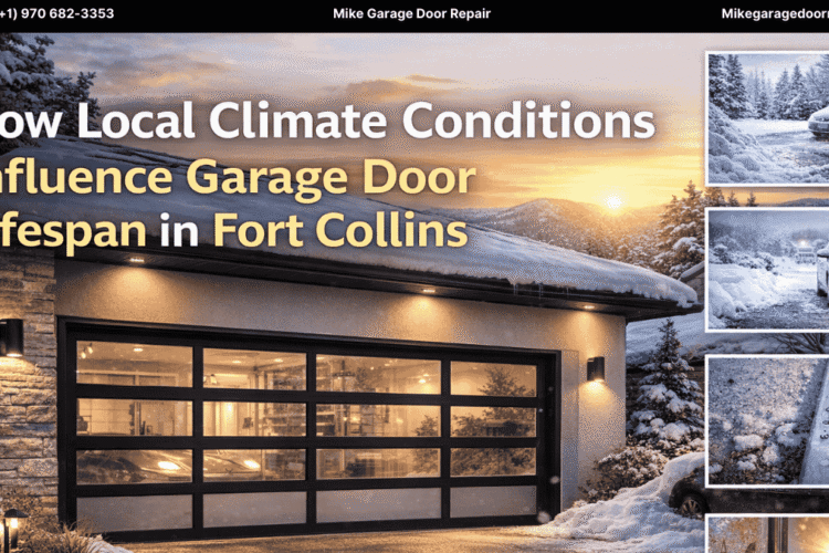 How Local Climate Conditions Influence Garage Door Lifespan in Fort Collins