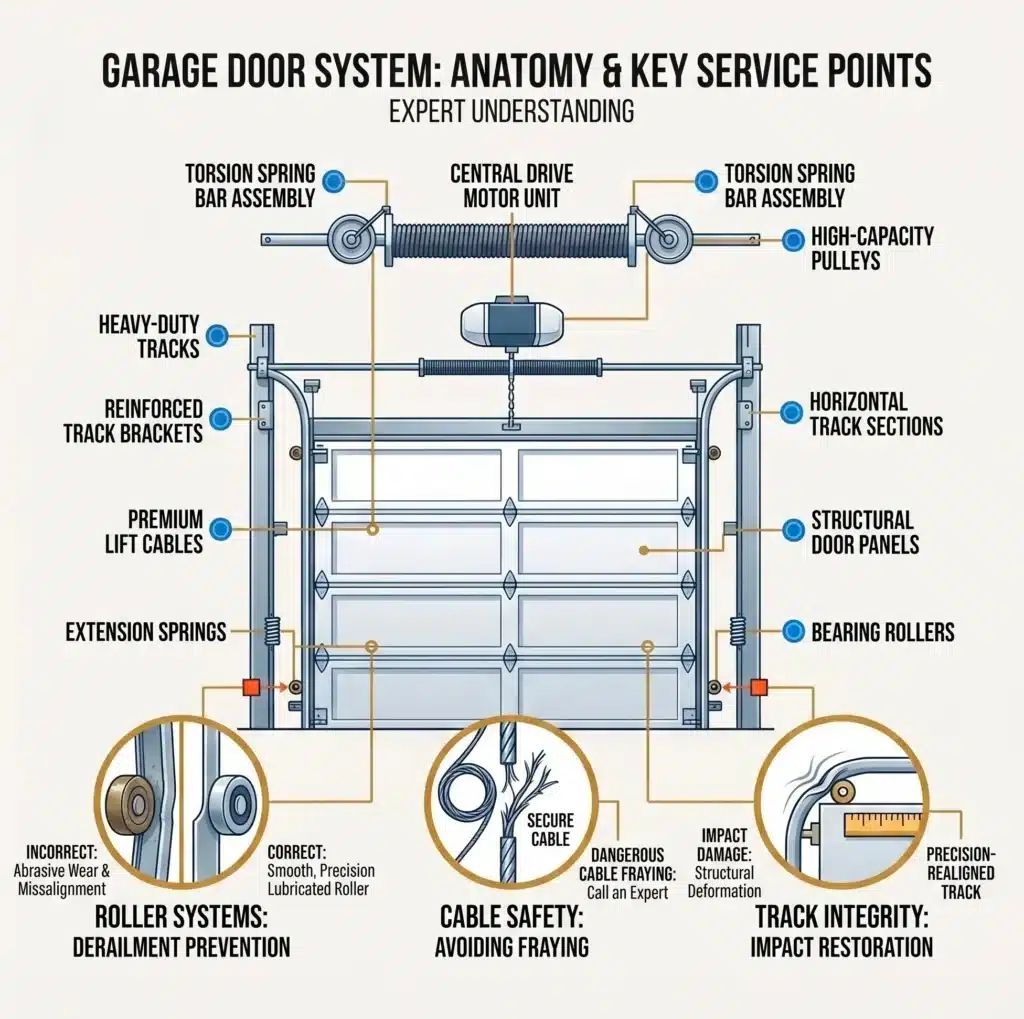How to Fix a Garage Door Off Track